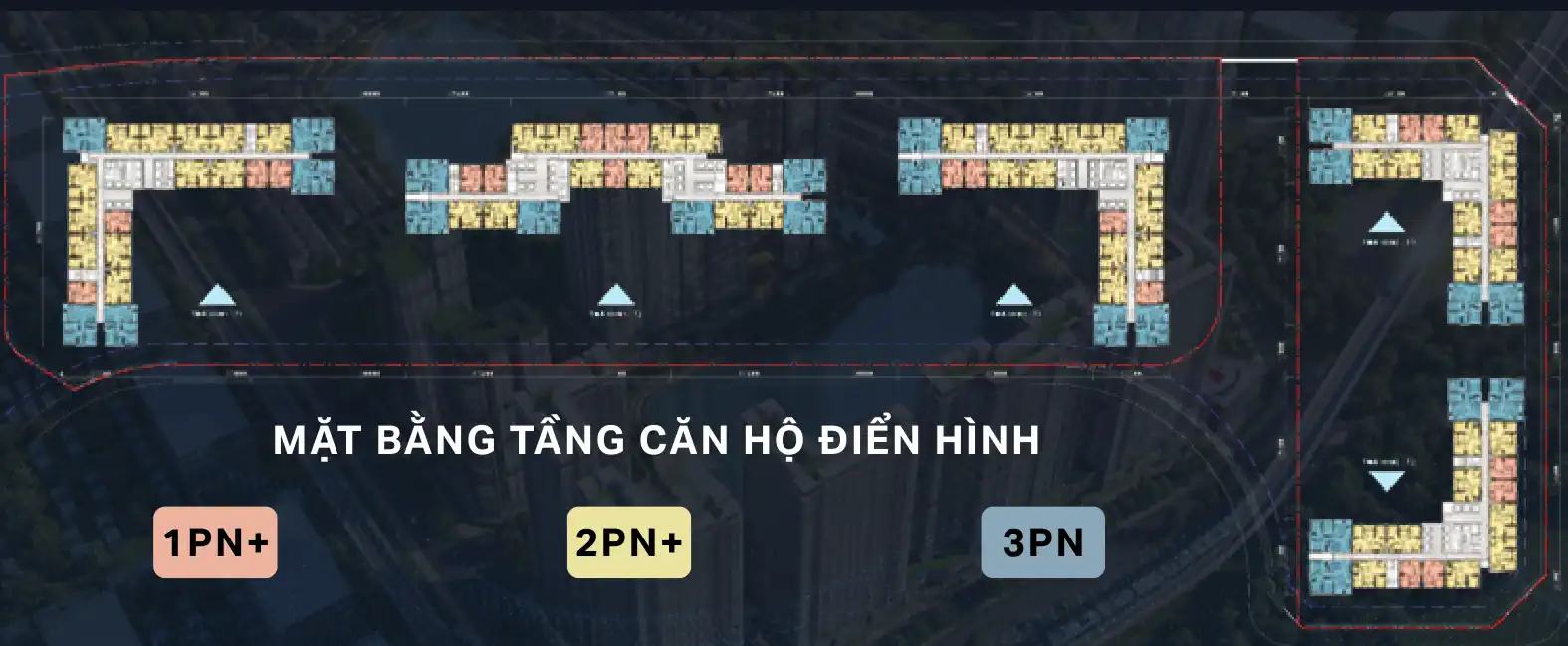 Mặt bằng The Bank - InterCentral Đông Anh
